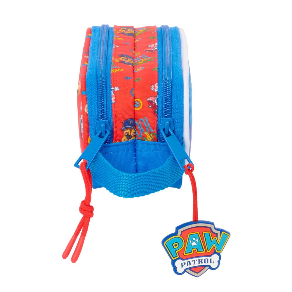 Zweifaches Mehrzweck-Etui The Paw Patrol Cool Blau Rot 21 x 8 x 6 cm