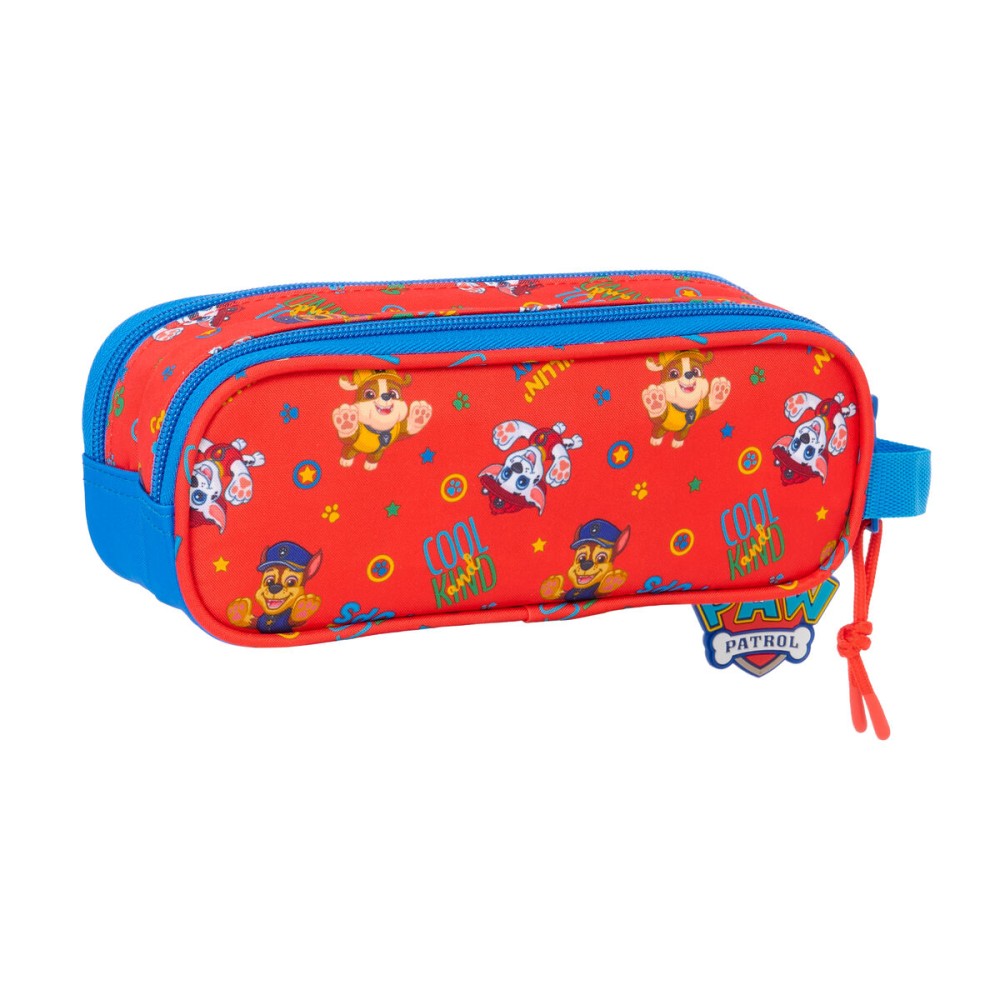 Zweifaches Mehrzweck-Etui The Paw Patrol Cool Blau Rot 21 x 8 x 6 cm