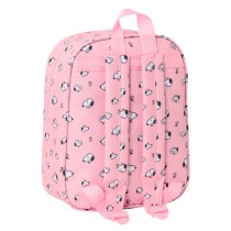 Sac à dos enfant Snoopy Rose 22 x 27 x 10 cm 3D