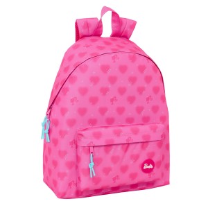 Schulrucksack Barbie Corazones Rosa 33 x 42 x 15 cm