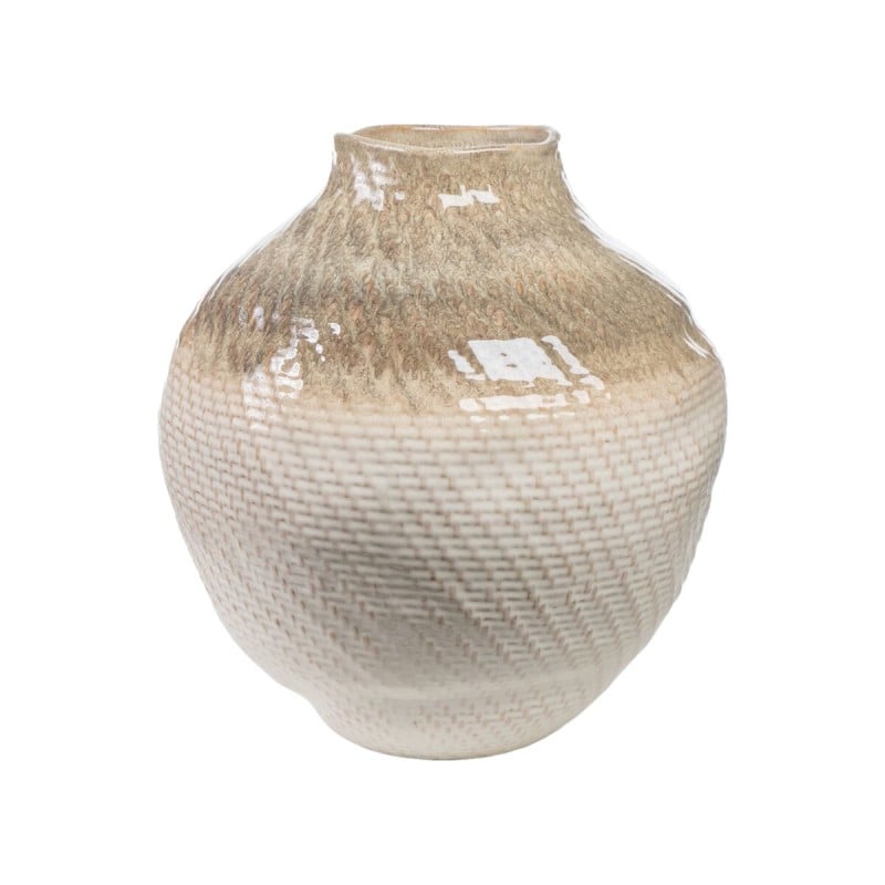 Vase Romimex Beige Porcelaine 36 x 39 x 37 cm