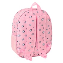 Sac à dos enfant Snoopy Rose 27 x 33 x 10 cm 3D