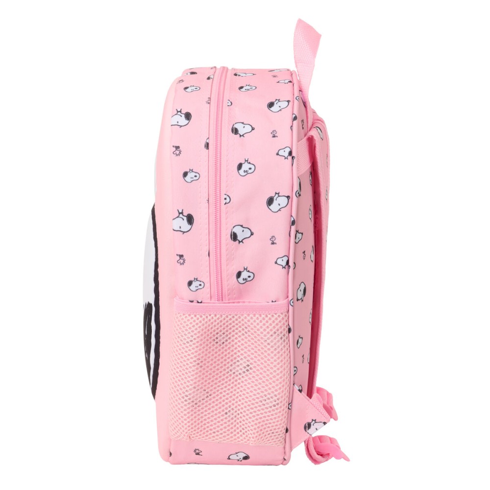 Sac à dos enfant Snoopy Rose 27 x 33 x 10 cm 3D