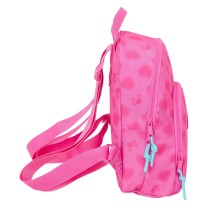 School Bag Barbie Corazones Pink 25 x 30 x 13 cm