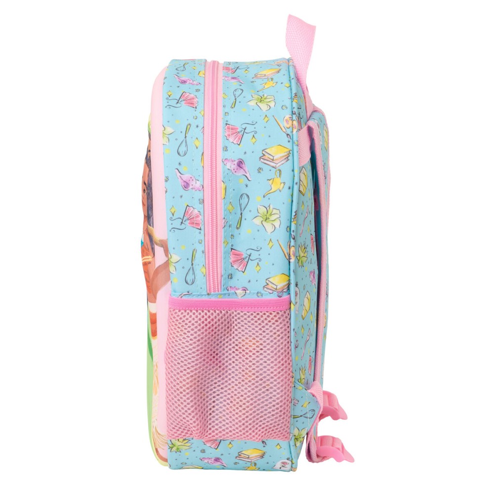 Kinderrucksack Frozen Rosa Himmelsblau 27 x 33 x 10 cm 3D