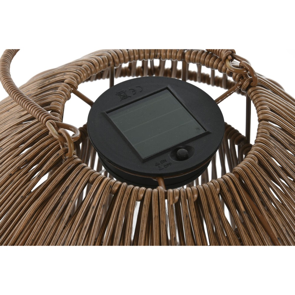 Solarlampe Home ESPRIT Weiß Braun 31 x 31 x 30 cm (2 Stück)