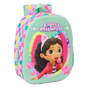 Kinderrucksack Gabby's Dollhouse Bunt 27 x 33 x 10 cm 3D