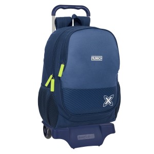 Cartable à roulettes Munich Blue indigo Bleu 32 x 44 x 16 cm