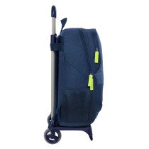 Cartable à roulettes Munich Blue indigo Bleu 32 x 44 x 16 cm