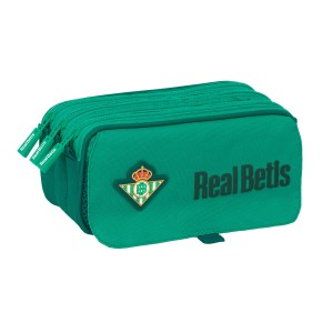 Dreifaches Mehrzweck-Etui Real Betis Balompié grün 21,5 x 10 x 8 cm