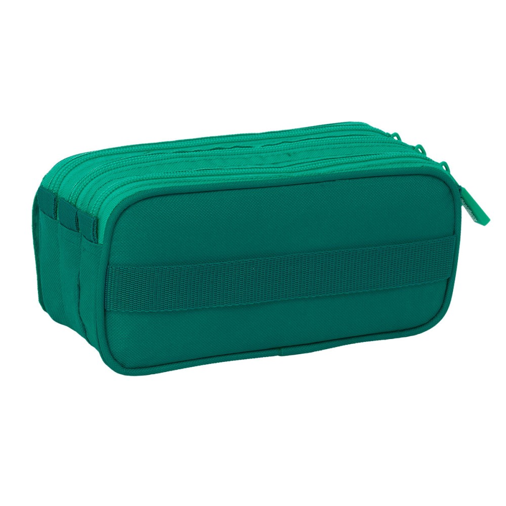 Dreifaches Mehrzweck-Etui Real Betis Balompié grün 21,5 x 10 x 8 cm
