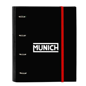 Reliure à anneaux Munich Vulcan Noir 27 x 32 x 3.5 cm