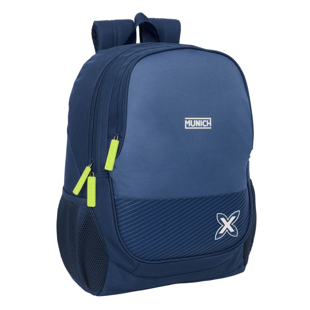 Schulrucksack Munich Blue indigo Blau 32 x 44 x 16 cm