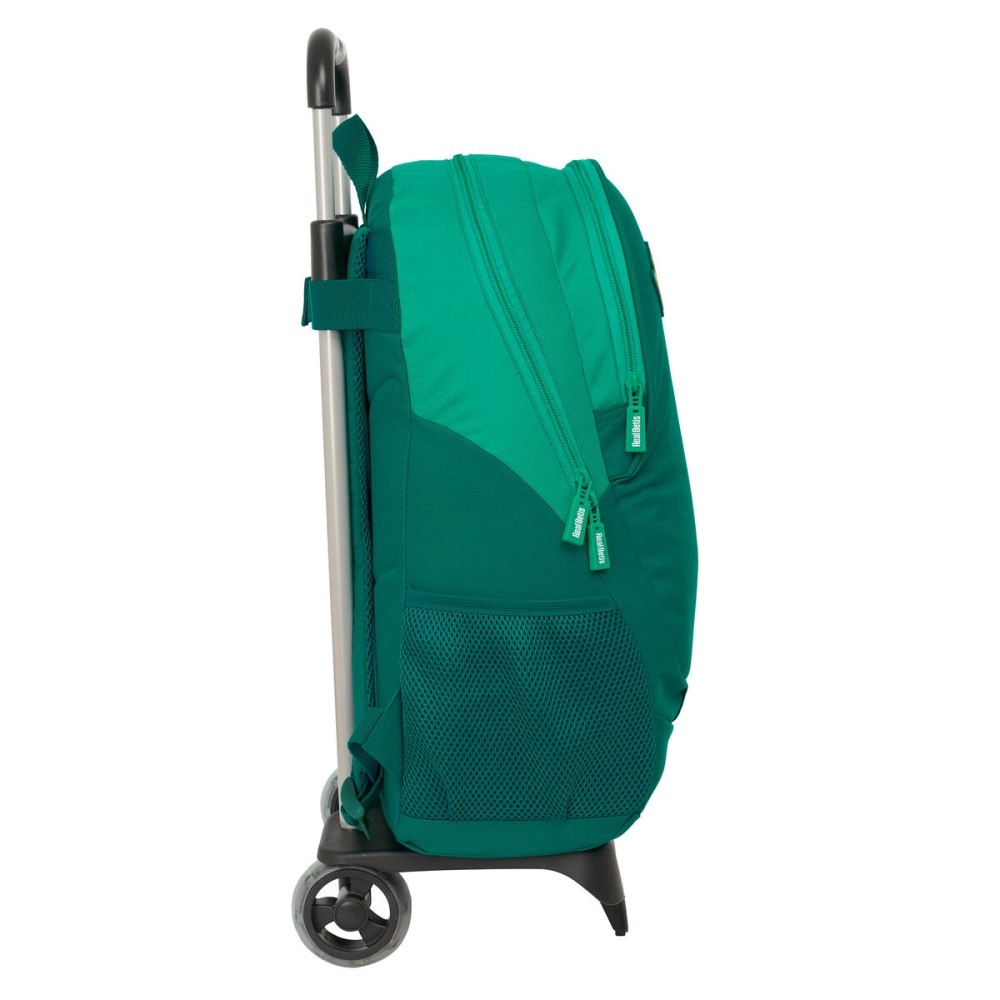 Schulrucksack mit Rädern Real Betis Balompié grün 30 x 43 x 14 cm