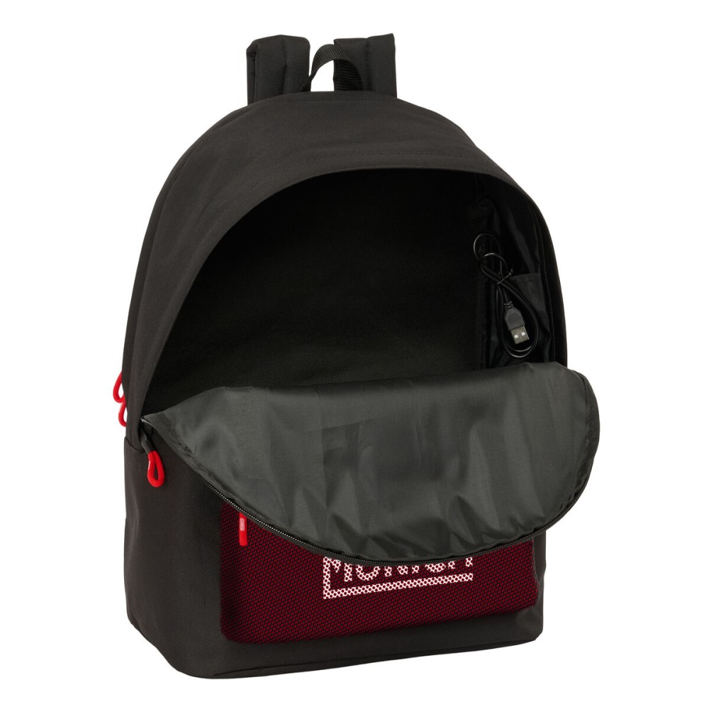 Cartable Munich +usb munich Noir 31 x 44 x 18 cm