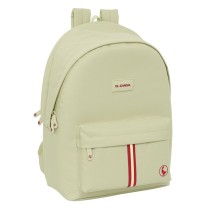 Laptop- und Tablet-Rucksack mit USB-Anschluss El Ganso Basics Beige