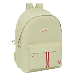 Laptop- und Tablet-Rucksack mit USB-Anschluss El Ganso Basics Beige