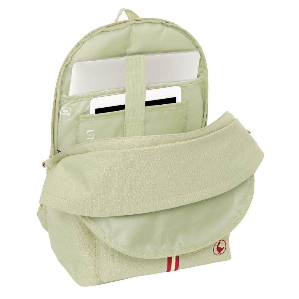 Laptop- und Tablet-Rucksack mit USB-Anschluss El Ganso Basics Beige