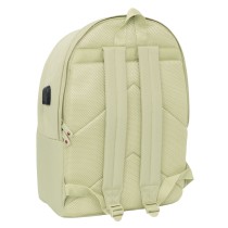 Laptop- und Tablet-Rucksack mit USB-Anschluss El Ganso Basics Beige