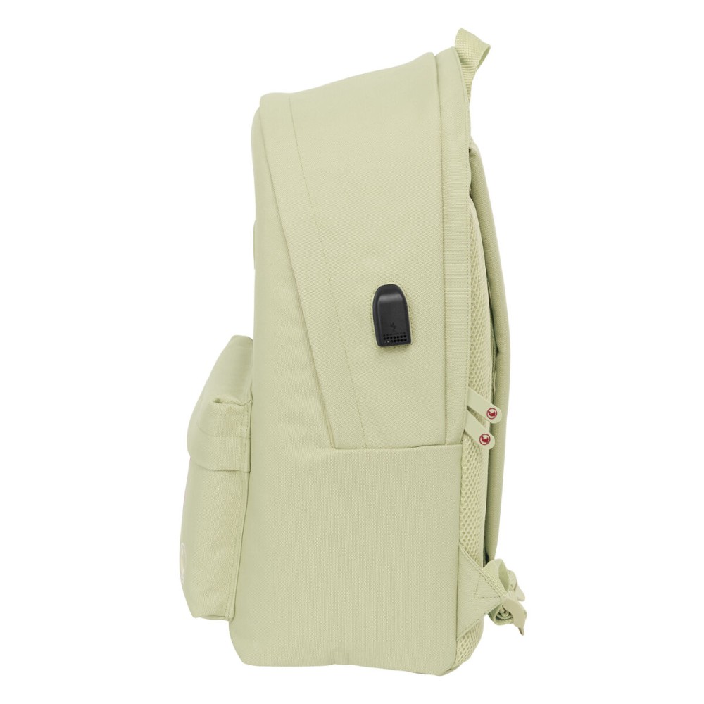 Laptop- und Tablet-Rucksack mit USB-Anschluss El Ganso Basics Beige