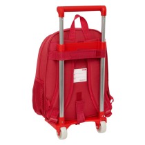 Cartable à roulettes Sevilla Fútbol Club Rouge 28 x 34 x 10 cm