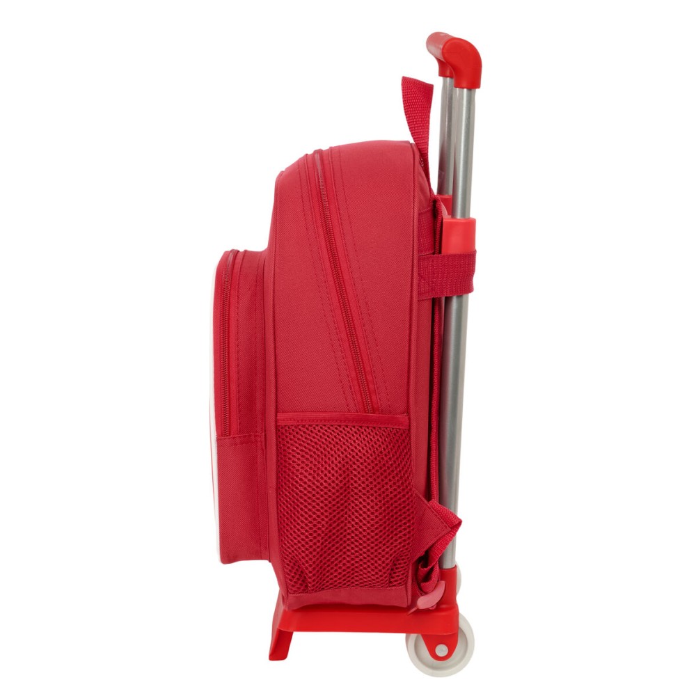 Cartable à roulettes Sevilla Fútbol Club Rouge 28 x 34 x 10 cm