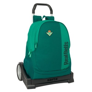 Schulrucksack mit Rädern Real Betis Balompié grün 32 x 43 x 14 cm