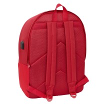 Rucksack for Laptop and Tablet with USB Output Sevilla Fútbol Club Red