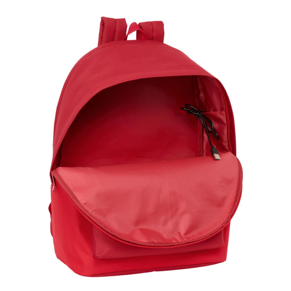 Rucksack for Laptop and Tablet with USB Output Sevilla Fútbol Club Red