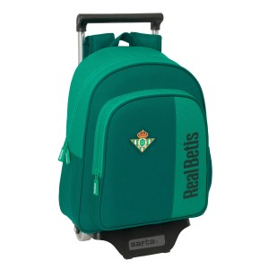 Schulrucksack mit Rädern Real Betis Balompié grün 28 x 34 x 10 cm
