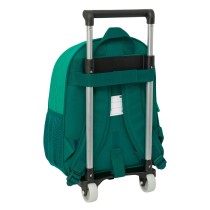 Schulrucksack mit Rädern Real Betis Balompié grün 28 x 34 x 10 cm