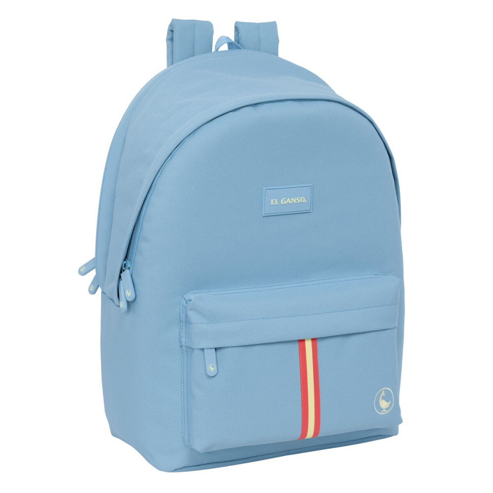 Laptop- und Tablet-Rucksack mit USB-Anschluss El Ganso Basics Blau