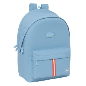 Laptop- und Tablet-Rucksack mit USB-Anschluss El Ganso Basics Blau