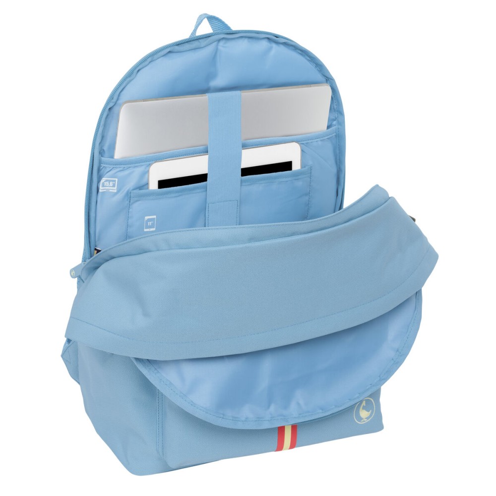 Laptop- und Tablet-Rucksack mit USB-Anschluss El Ganso Basics Blau
