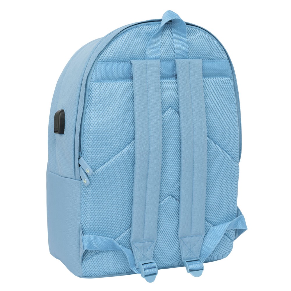 Laptop- und Tablet-Rucksack mit USB-Anschluss El Ganso Basics Blau