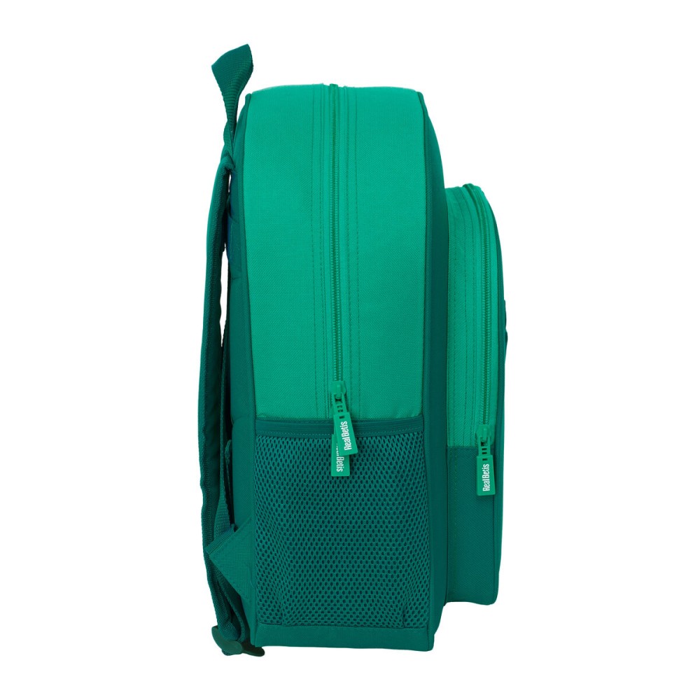 Schulrucksack Real Betis Balompié grün 32 x 38 x 12 cm
