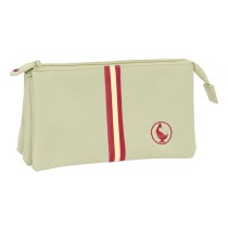 Trousse Fourre-Tout Triple El Ganso Beige Beige 22 x 12 x 3 cm