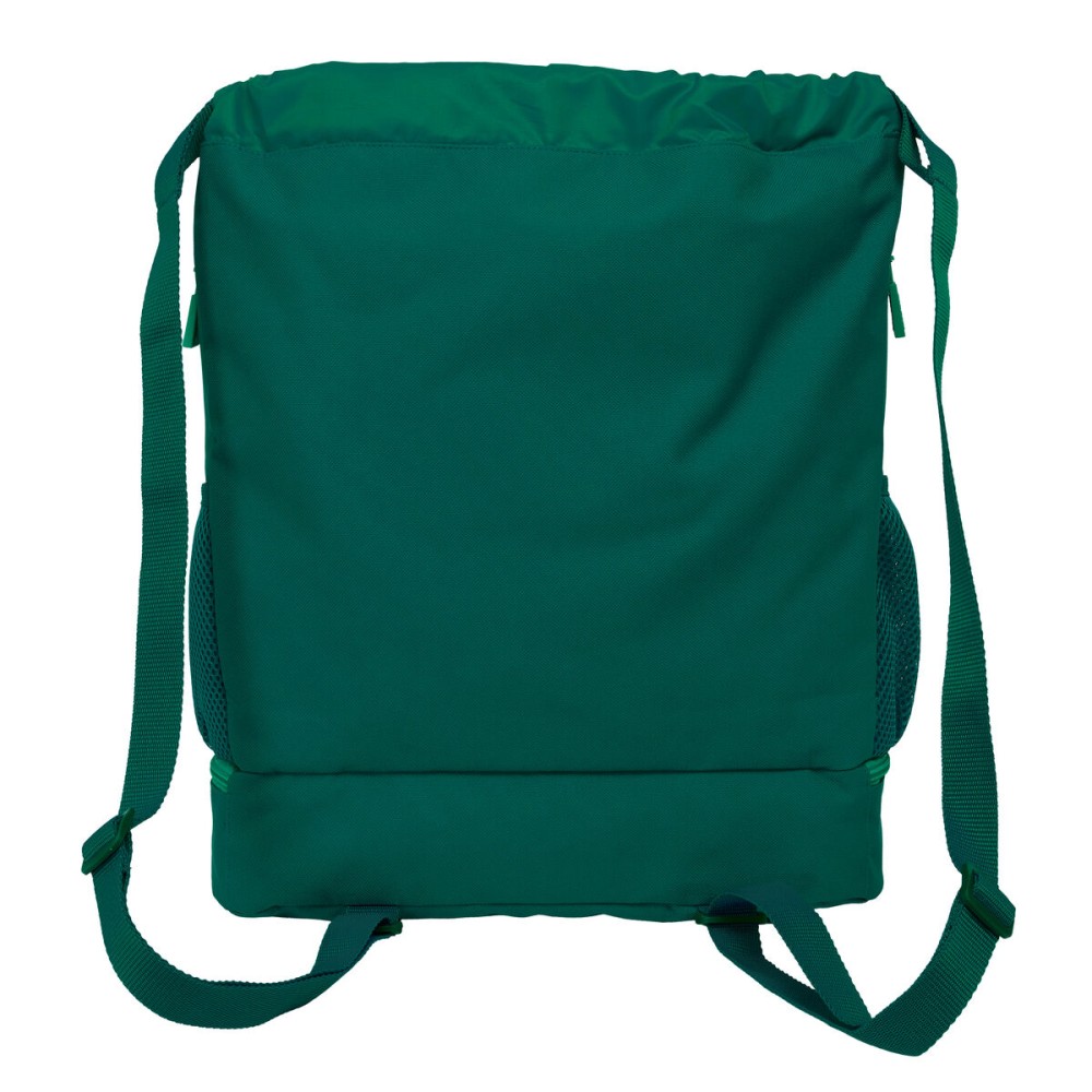 Sac à dos serré par des ficelles Real Betis Balompié Vert 35 x 40 x 1 cm