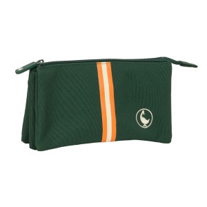 Dreifaches Mehrzweck-Etui El Ganso Green grün 22 x 12 x 3 cm