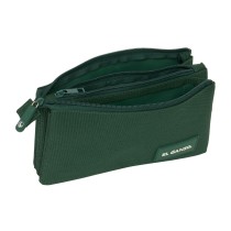 Dreifaches Mehrzweck-Etui El Ganso Green grün 22 x 12 x 3 cm