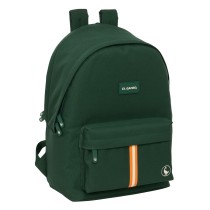 Laptop- und Tablet-Rucksack mit USB-Anschluss El Ganso Basics grün