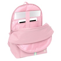 Laptop- und Tablet-Rucksack mit USB-Anschluss El Ganso Basics Rosa
