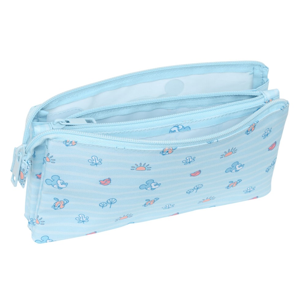 Triple Carry-all Mickey Mouse Clubhouse Baby Light Blue 22 x 12 x 3 cm