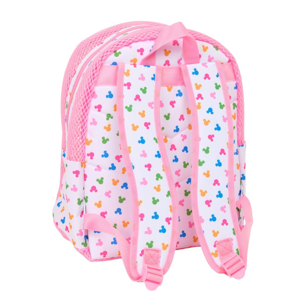 Strandrucksack Minnie Mouse Bunt Rosa 30,5 x 24 x 18 cm Für Kinder