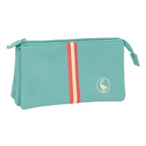 Dreifaches Mehrzweck-Etui El Ganso Aquarelle Blau 22 x 12 x 3 cm