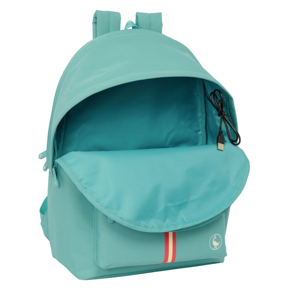 Laptop- und Tablet-Rucksack mit USB-Anschluss El Ganso Aquarelle Blau