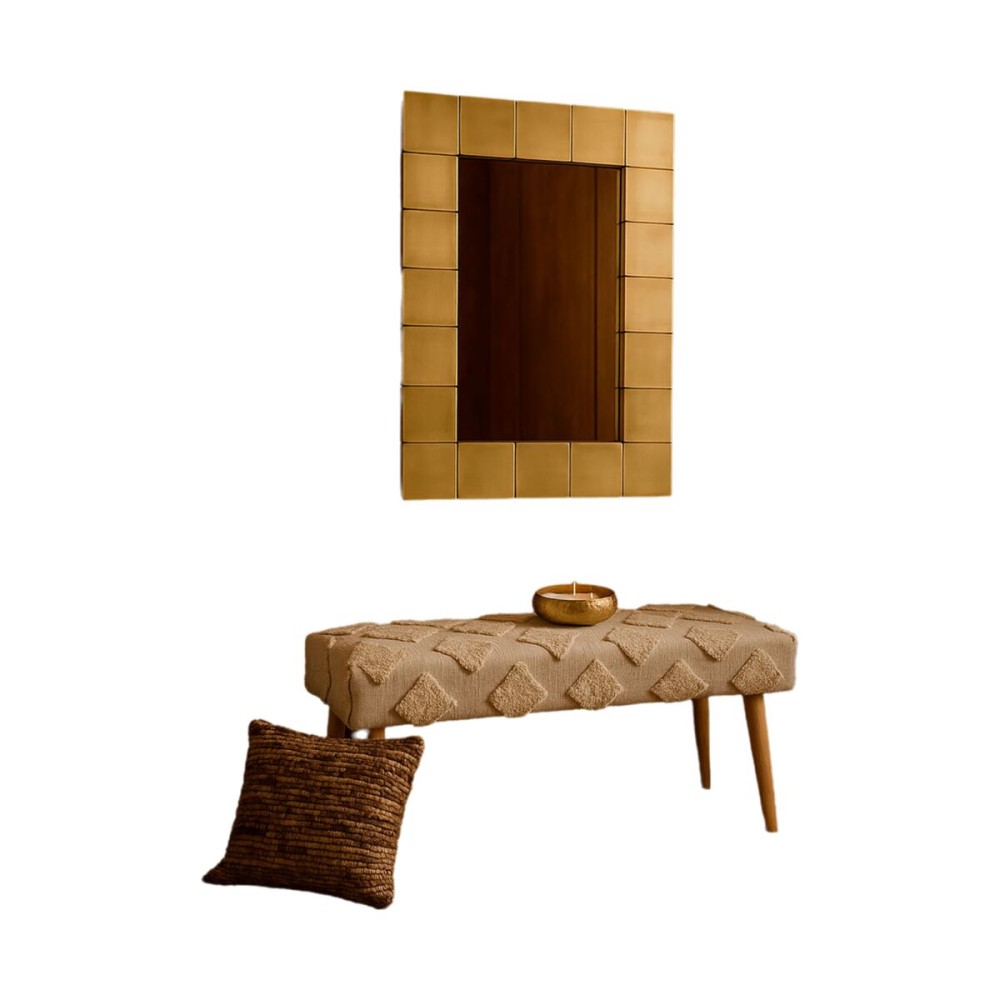 Wandspiegel Home ESPRIT Gold 117 x 3 x 87 cm