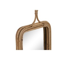 Wall mirror Home ESPRIT Natural 24 x 2,5 x 40 cm (2 Units)