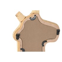 Wall mirror Home ESPRIT Natural 43 x 3 x 60 cm (2 Units)