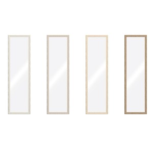 Wall mirror Home ESPRIT Brown Beige Grey Urban 35 x 2 x 132 cm (4 Units)